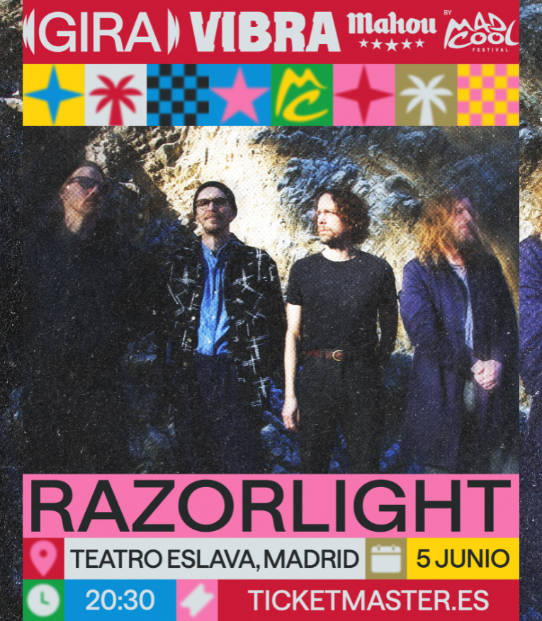 Concierto Razorlight . Teatro Eslava . 5 de junio 2026