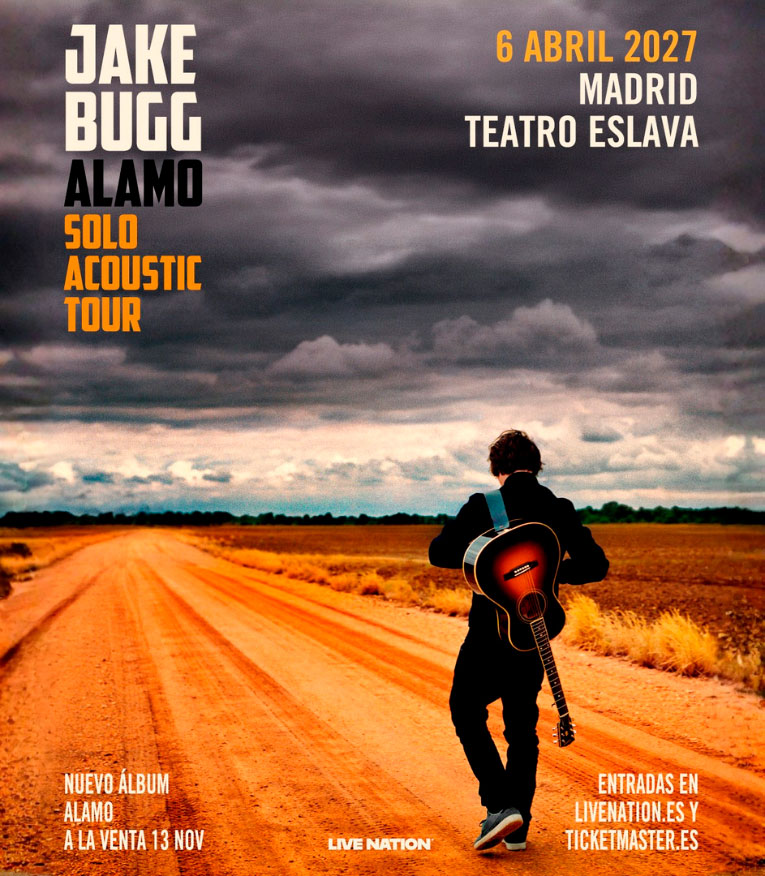 Jake Bugg en Madrid — Entradas concierto Teatro Eslava, 6 abril 2027