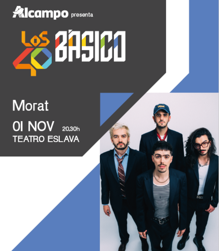 Morat en Los40 Básico — Teatro Eslava